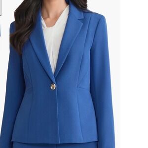 Kasper Blazer Royal Blue Size 8 New With Tags